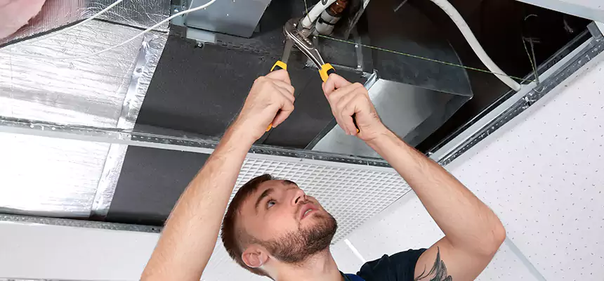 Targeted HVAC Coil & Plenum Commercial Duct Sanitization in University